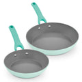 Dream Green Recycled Aluminum 9.5"/11" Fry Pan Set