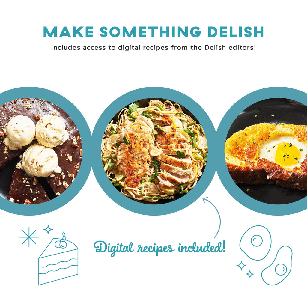 Delish by 12" Lightweight Cast Iron Skillet