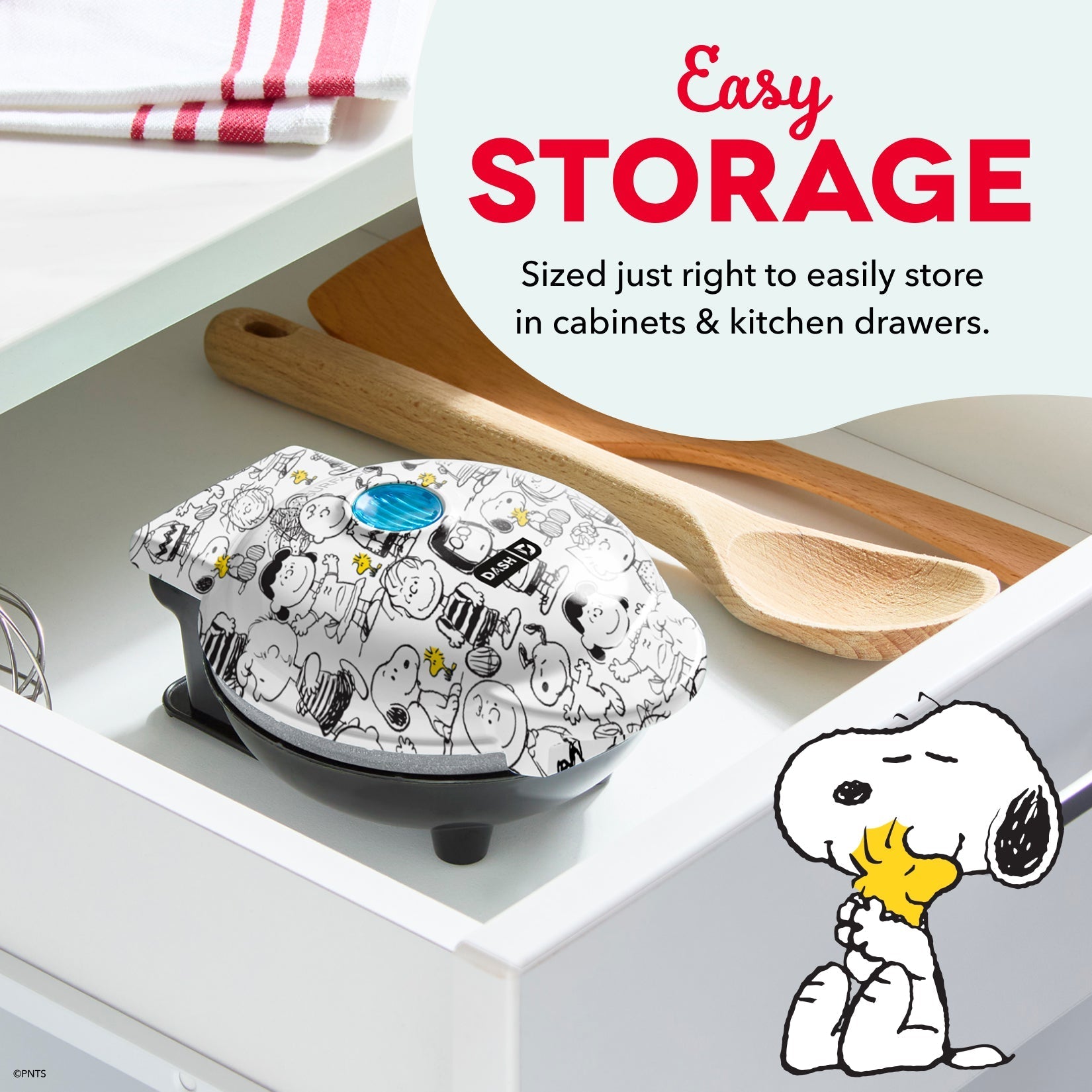 Peanuts® x 75th Anniversary Mini Waffle Maker