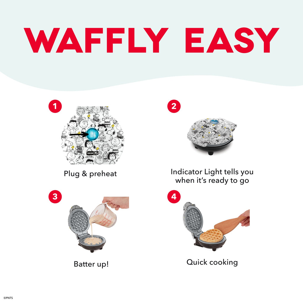 Peanuts® x 75th Anniversary Mini Waffle Maker