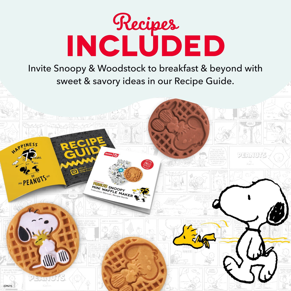 Peanuts® x 75th Anniversary Mini Waffle Maker