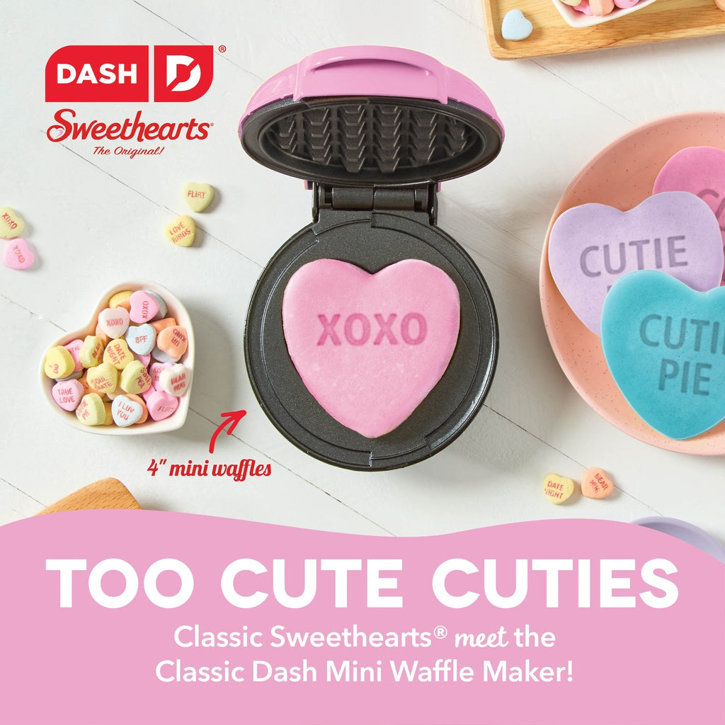 x Sweethearts® Mini Waffle Maker