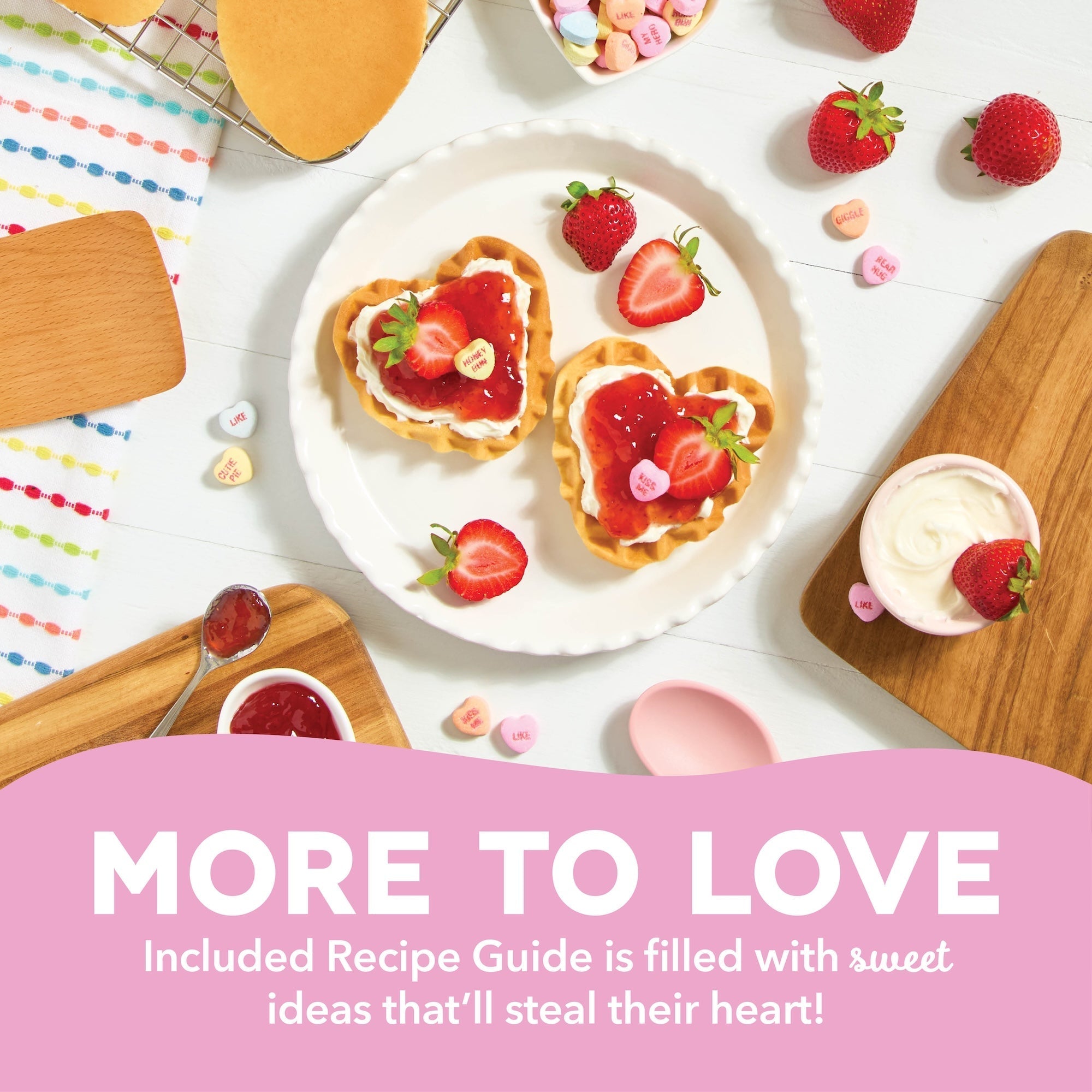 x Sweethearts® Mini Waffle Maker