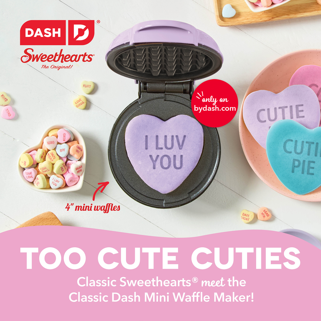 x Sweethearts® Mini Waffle Maker