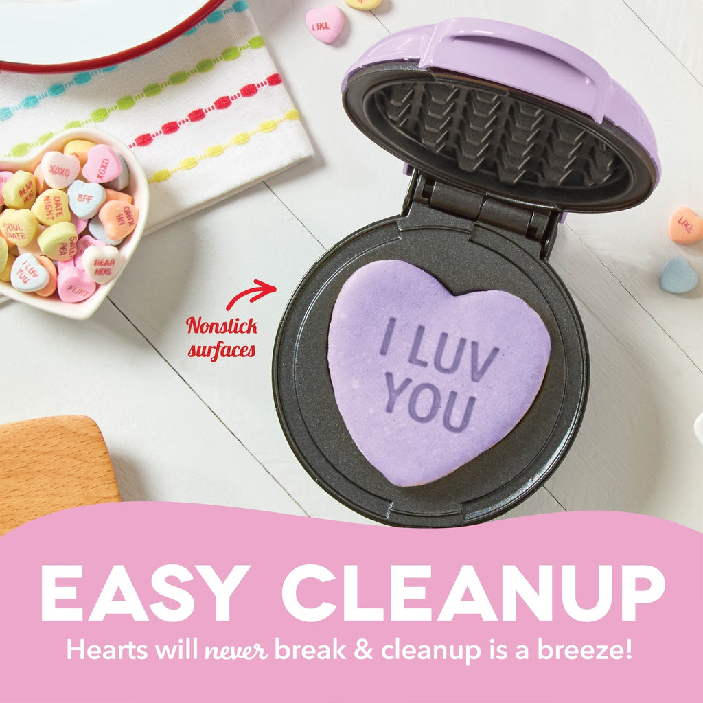 x Sweethearts® Mini Waffle Maker
